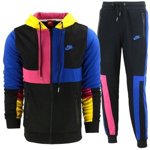 Nike Sportswear Men's Colorblock Tech Fleece Hoodie & Pants Set
