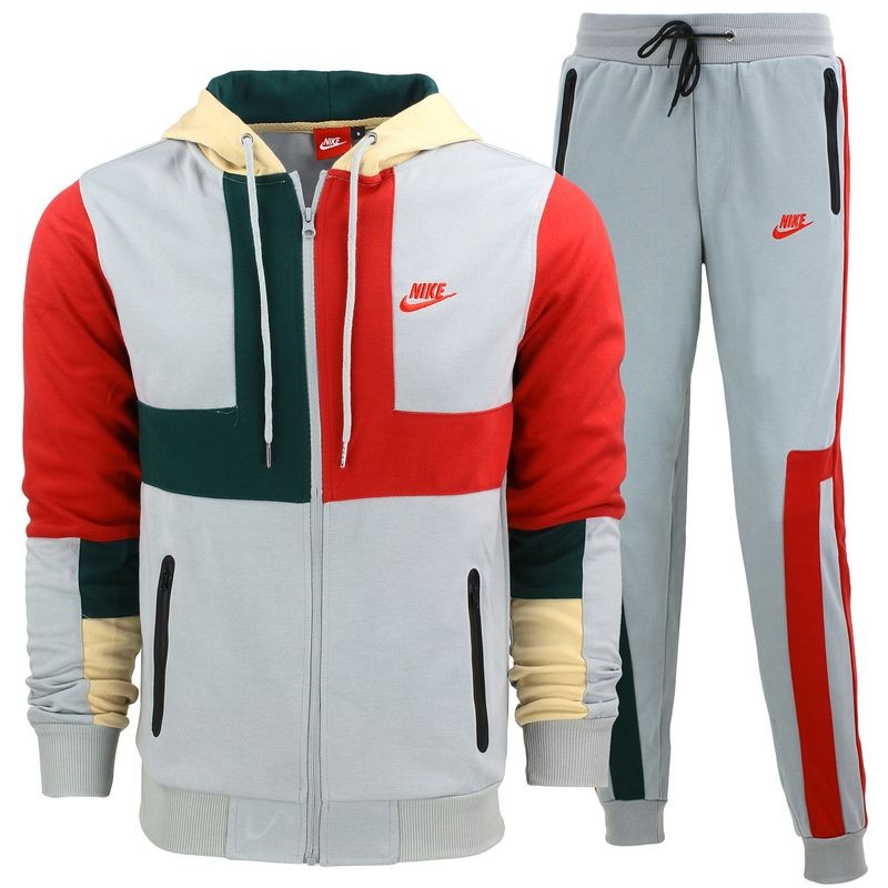 Nike Sportswear Men's Colorblock Tech Fleece Hoodie & Pants Set