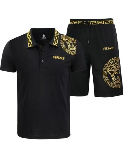 Versace Men's Polo Shirt & Short Set