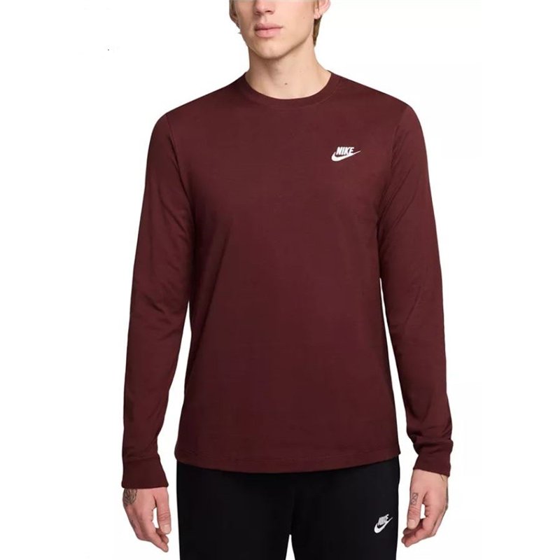Nike Men's Long-Sleeve Sportswear Club T-Shirt