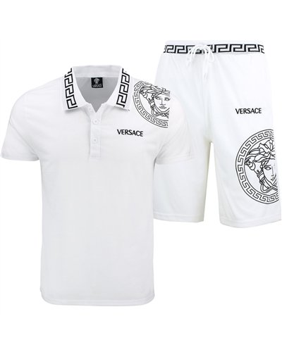 Versace Men's Polo Shirt & Short Set