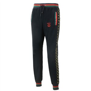 Gucci Black Monogram Jacket & Pants Set
