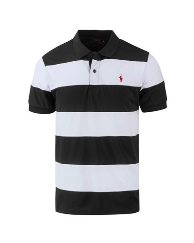 R.LClassic Fit Striped Jersey Polo Shirt