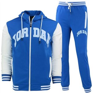 Jordan Sportswear Tech Fleece Color Block Men's Hoodie & Pants  2 Pc Set