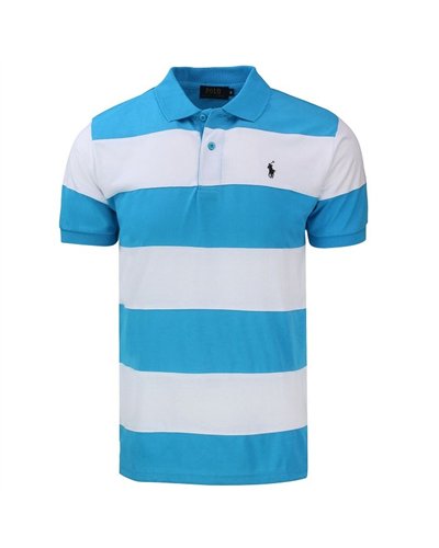 R.LClassic Fit Striped Jersey Polo Shirt