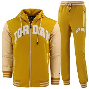 Jordan Sportswear Tech Fleece Color Block Men's Hoodie & Pants  2 Pc Set