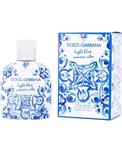 Dolce & Gabbana Men's Light Blue Pour Homme Summer Vibes EDT Spray 4.2 oz