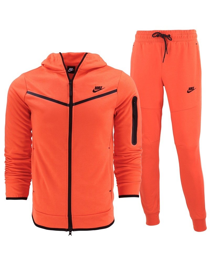 Nike Tech Fleece Full-Zip Hoodie & Pants 2 Pc Set Salmon