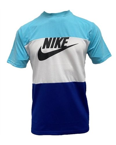 Nike Men's Crewneck Top & Short Set Blue