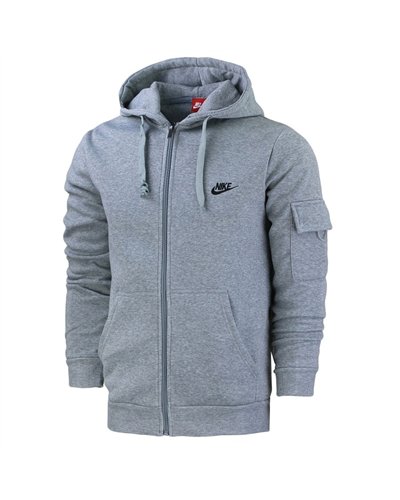 Nike Sportswear Club Fleece Men's Cargo Hoodie & Pants Set Gray