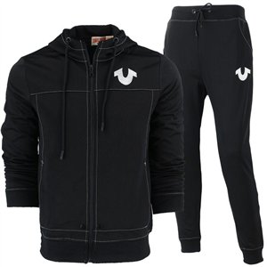 True Religion Buddah Zip Hoodie & Pants Set