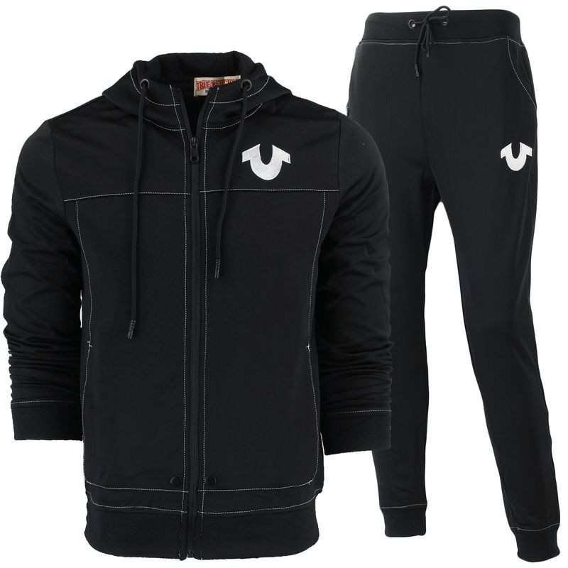 True Religion Buddah Zip Hoodie & Pants Set