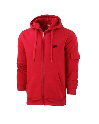 Nike Sportswear Club Fleece Men's Cargo Hoodie & Pants Set Red