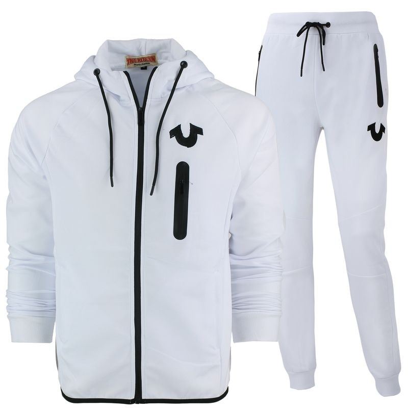 True Religion Men's Tech Fleece Hoodie & Pants Set