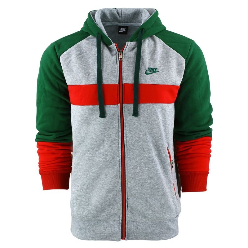 Nike Sportswear Color Block Full-Zip Hoodie & Pants Set