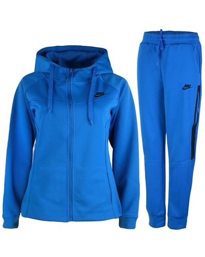 Nike Sportswear Tech Fleece Windrunner Women's Full-Zip Hoodie & Pants Set Royal