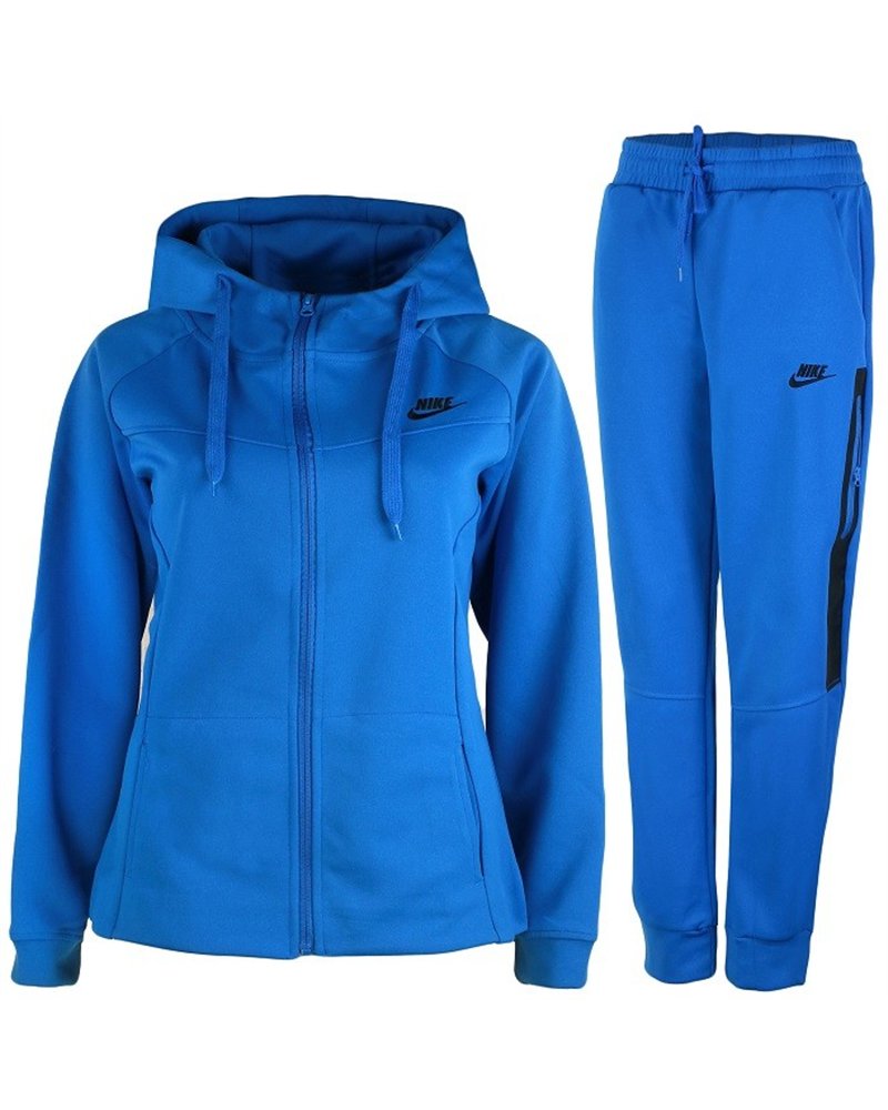 Nike Sportswear Tech Fleece Windrunner Women's Full-Zip Hoodie & Pants Set Royal