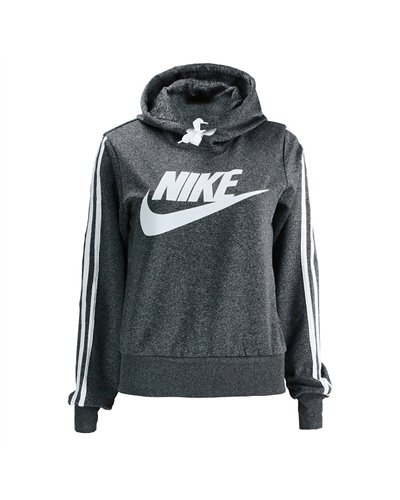 Nike Women's  Pullover Hoodie & Pants 2 Pc Set Charcol Gray