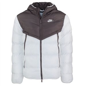 Nike Men's  Windrunner Hooded Puffer Jacket White Final Sale