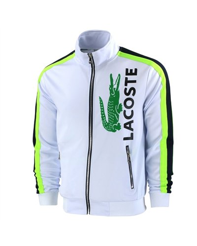 Lacoste Men's Sport Color-Blocked Track Suit White