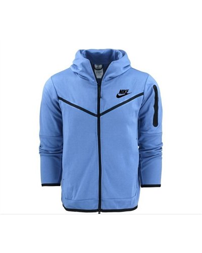 Nike Tech Fleece Full-Zip Hoodie & Pants 2 Pc Set  Dull Blue/Black