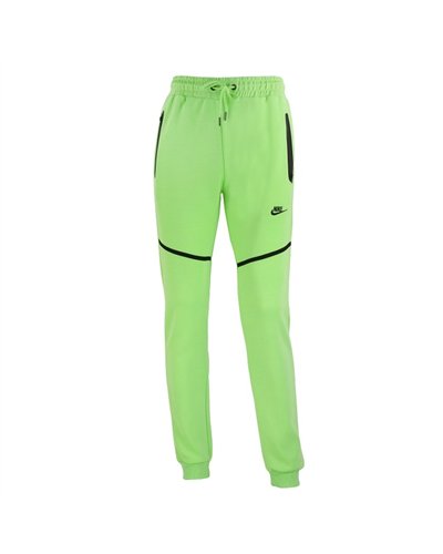 Nike Tech Fleece Full-Zip Hoodie & Pants 2 Pc Set Neon Lime Green/Black