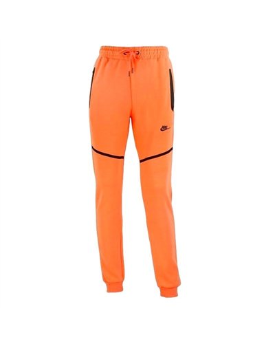 Nike Tech Fleece Full-Zip Hoodie & Pants 2 Pc Set Orange/Black