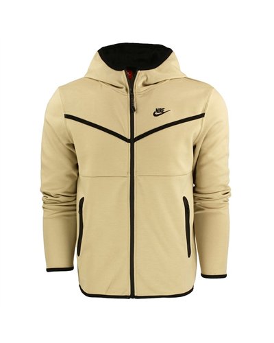 Nike Tech Fleece Full-Zip Hoodie & Pants 2 Pc Set  Taupe/Black