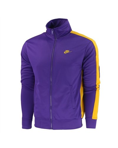 Nike Men's Knit Tracksuit  Purple/Yellow