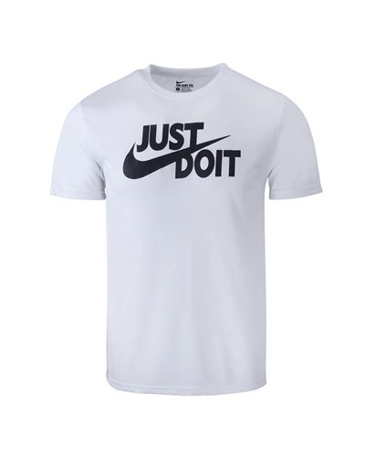 Nike Men's Just Do It Crewneck  Top & Short Set White