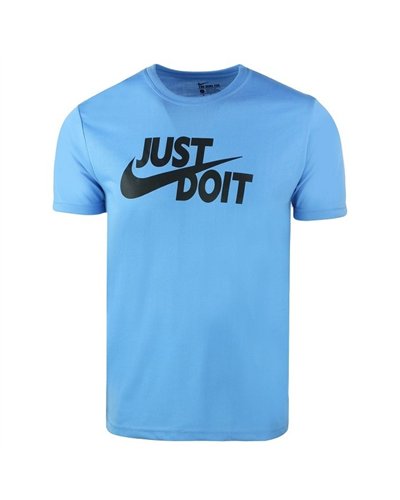 Nike Men's Just Do It Crewneck  Top & Short Set Blue