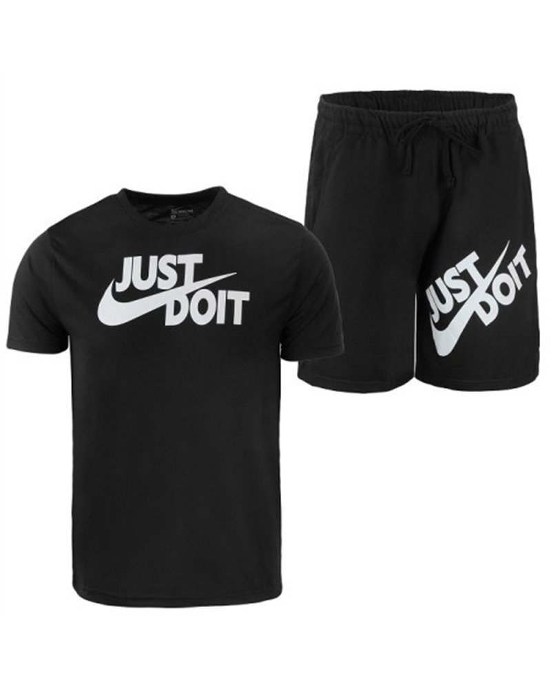 Nike Men's Just Do It Crewneck  Top & Short Set Final Sale