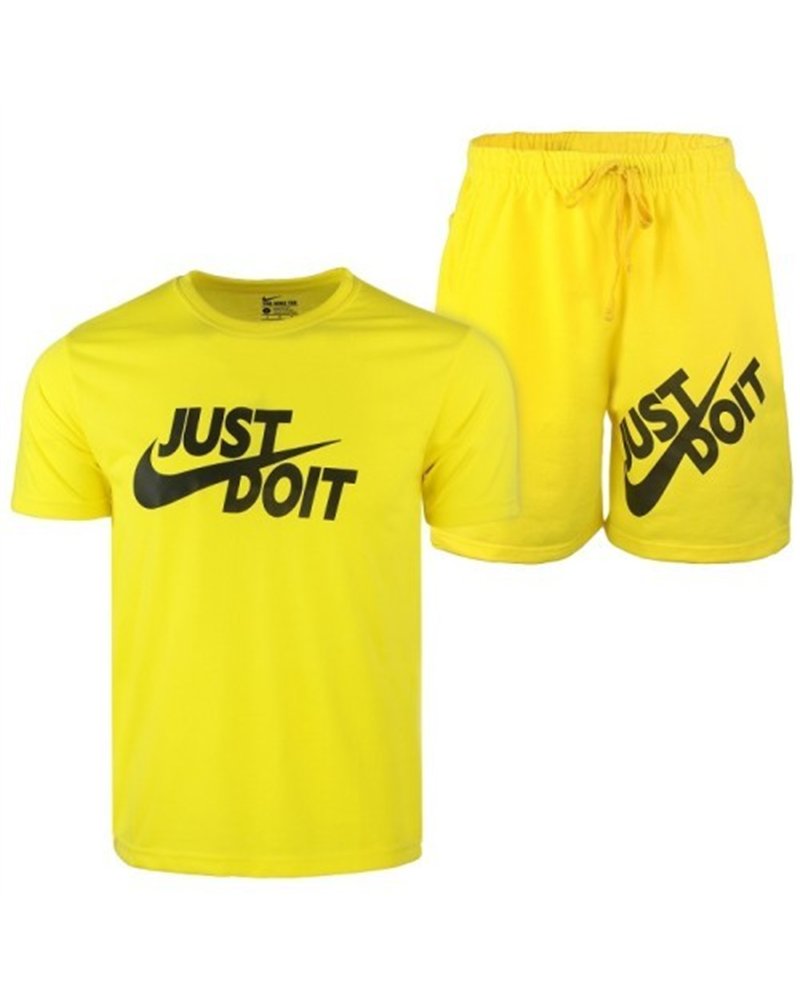 Nike Men's Just Do It Crewneck  Top & Short Set Final Sale