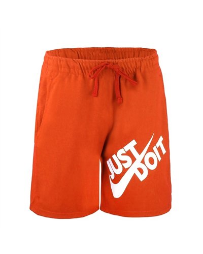 Nike Men's Just Do It Crewneck  Top & Short Set Red