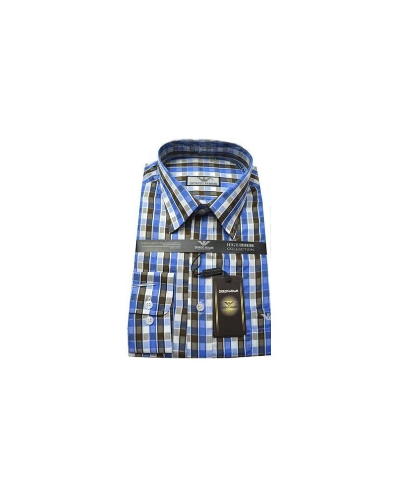 Giorgio Armani Men's Plat Button Down