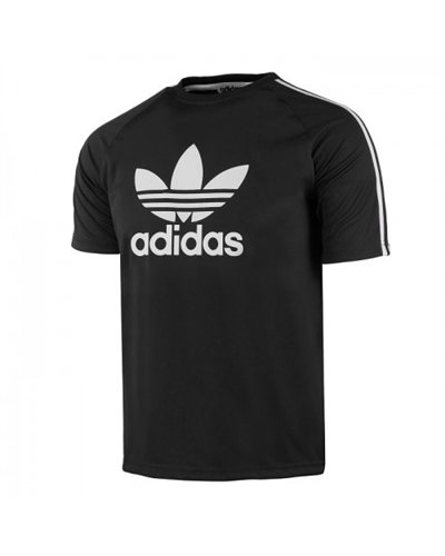 Adidas Men's 3-Stripes  Fleece Shorts & Tee Shirt Set