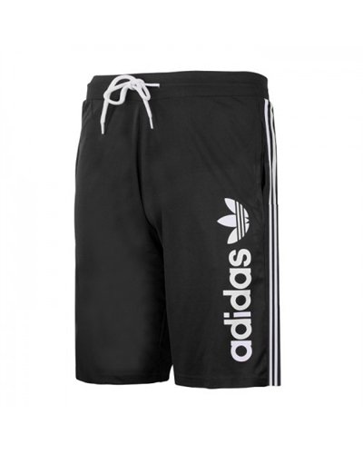 Adidas Men's 3-Stripes  Fleece Shorts & Tee Shirt Set
