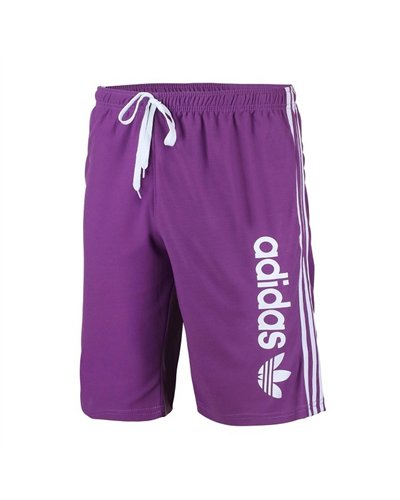 Adidas Men's 3-Stripes  Fleece Shorts & Tee Shirt Set