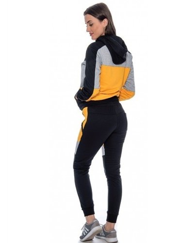 Nike Womens Essential Colorblock Full-Zip Fleece Hoodie & Pants Set