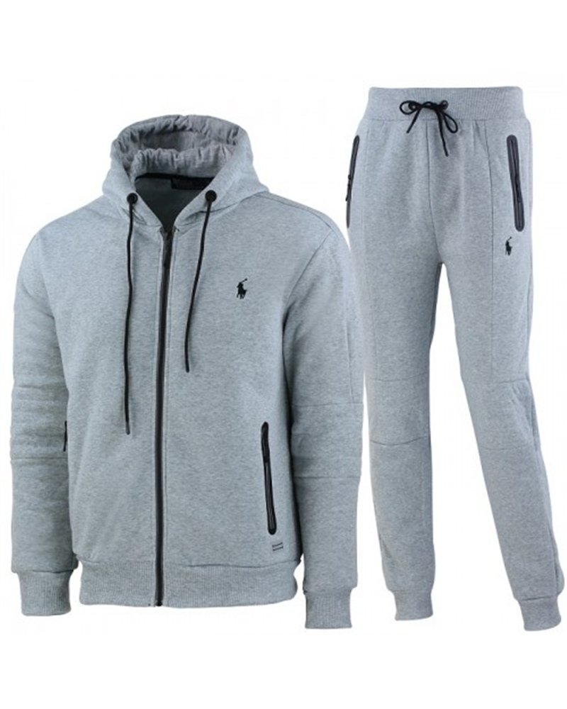 Polo Ralph Lauren Colorblock  Full-Zip Hoodie & Pants Set