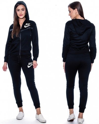 Nike Sportswear Tech Fleece Windrunner Women's Full-Zip Hoodie & Pants Set Black