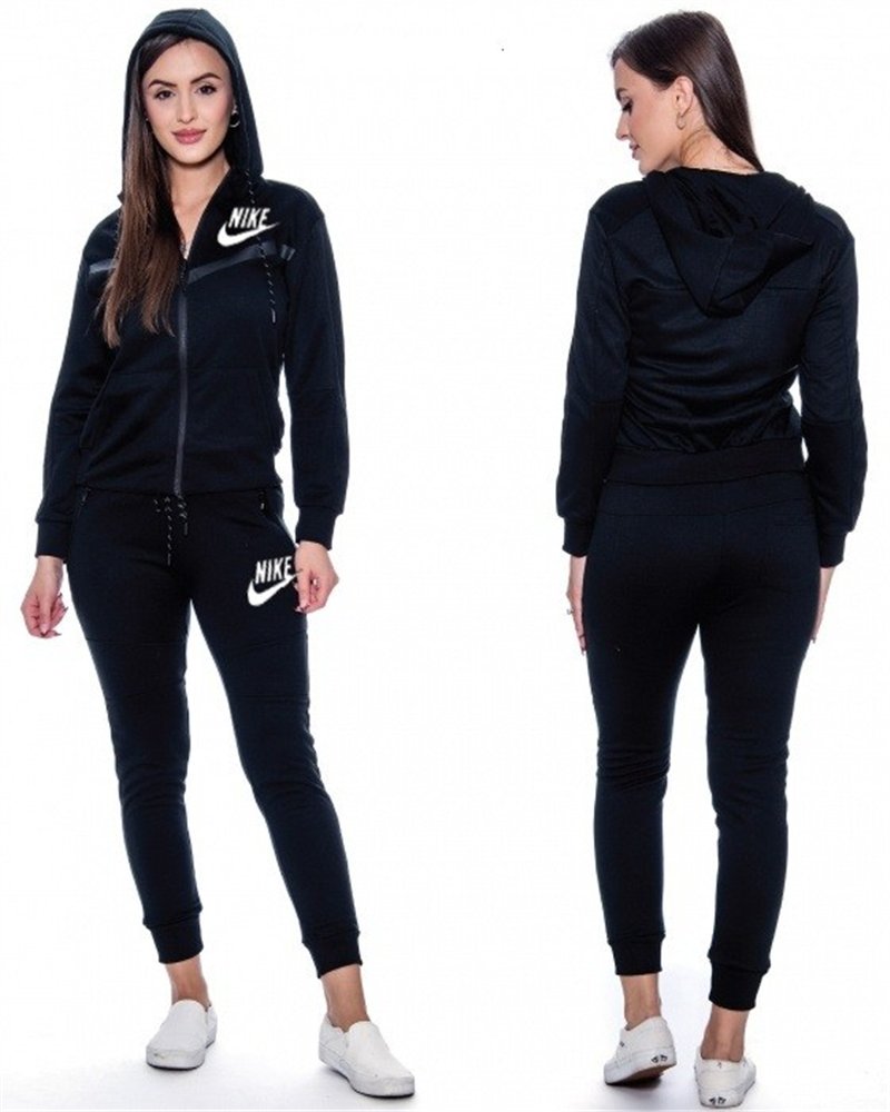 Nike Sportswear Tech Fleece Windrunner Women's Full-Zip Hoodie & Pants Set Black
