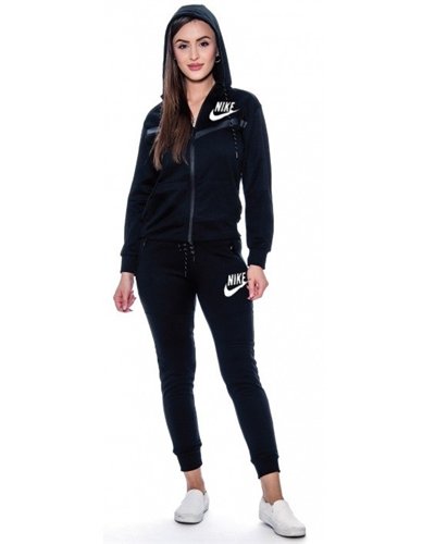 Nike Sportswear Tech Fleece Windrunner Women's Full-Zip Hoodie & Pants Set Black