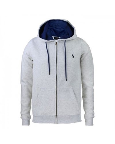 Polo Ralph Lauren Colorblock Fleece Zip Hoodie & Pants Set Gray
