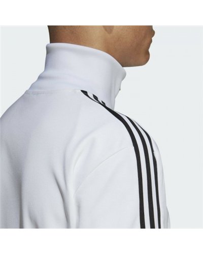 Adidas Two Tone 3-Stripe Tricoat Track Set Jacket & Pants White