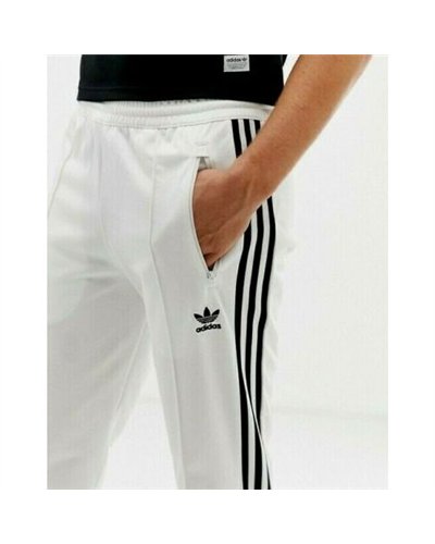 Adidas Two Tone 3-Stripe Tricoat Track Set Jacket & Pants White