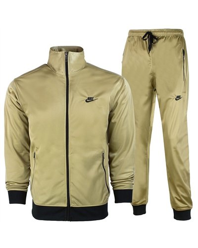 Nike Men's Knit  2 Piece Tracksuit  TAUPE