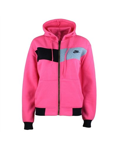 Nike Women's Essential Color Block Full-Zip Fleece Hoodie & Pants Set