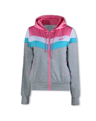 Nike Women's Essential Color Block Full-Zip Fleece Hoodie & Pants Set