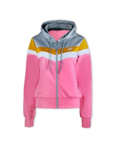 Nike Women's Essential Color Block Full-Zip Fleece Hoodie & Pants Set